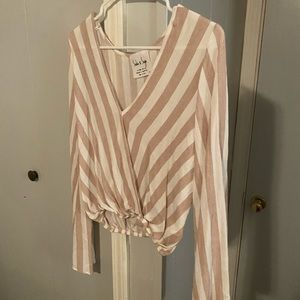 Balloon sleeve blouse
